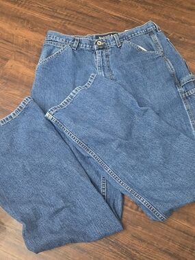 Nautica Jeans Vintage 90s Y2K Carpenter Blue Denim Jeans Men's Size 34x34